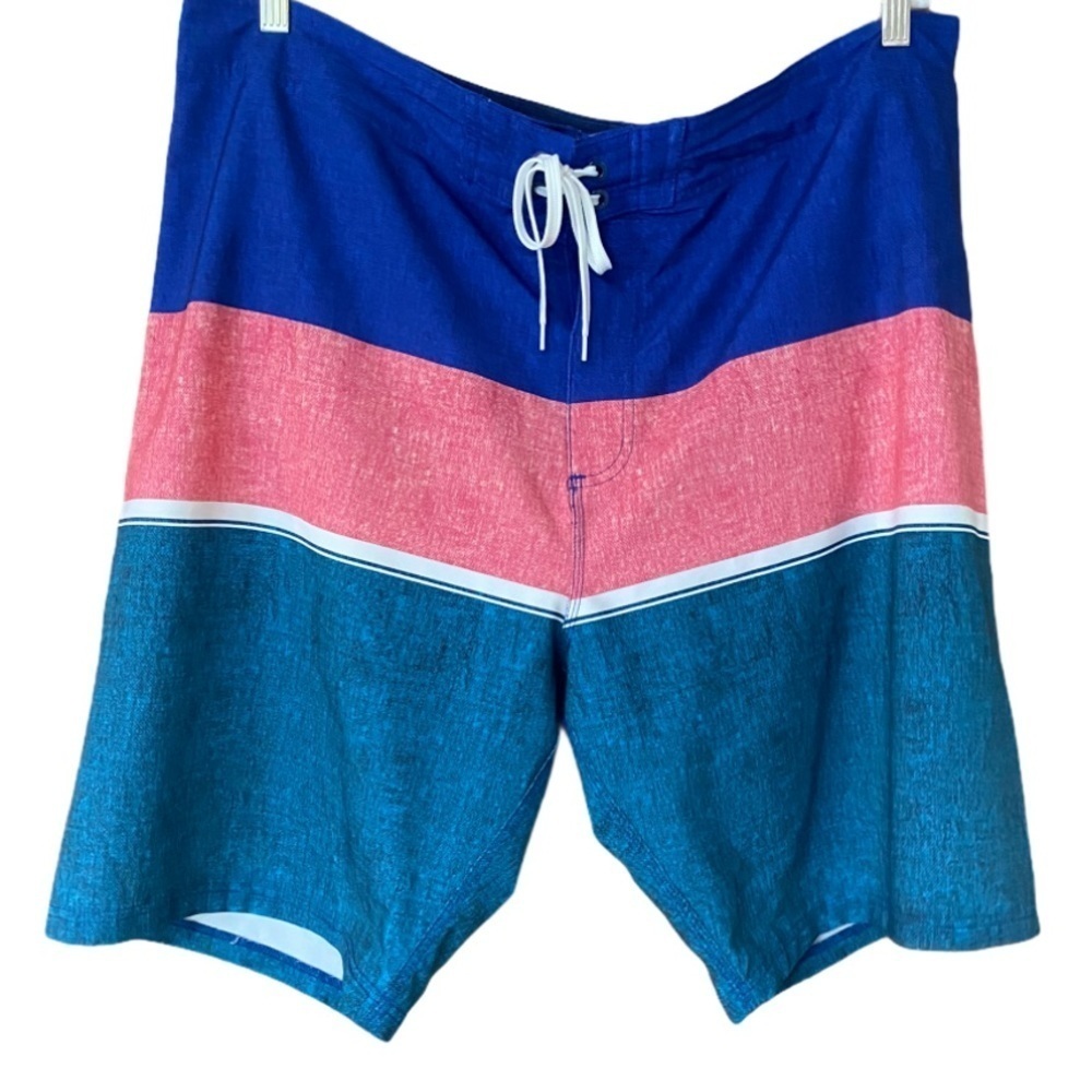 Old Navy California color block striped swim 40